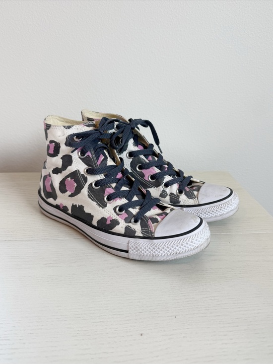 Converse Shoes - Converse Chuck Taylor All Star Leopard Print High Top Sneakers Women’s 8